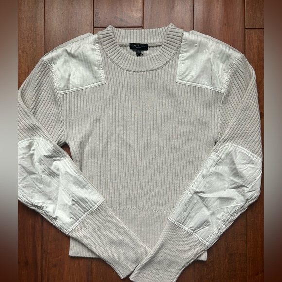 RAG & BONE Wool Crew Sweater - Picture 8 of 9